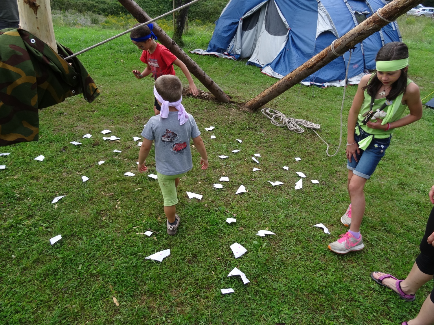 Baraga pri roških Indijancih - tabori družin pri SOC 2016