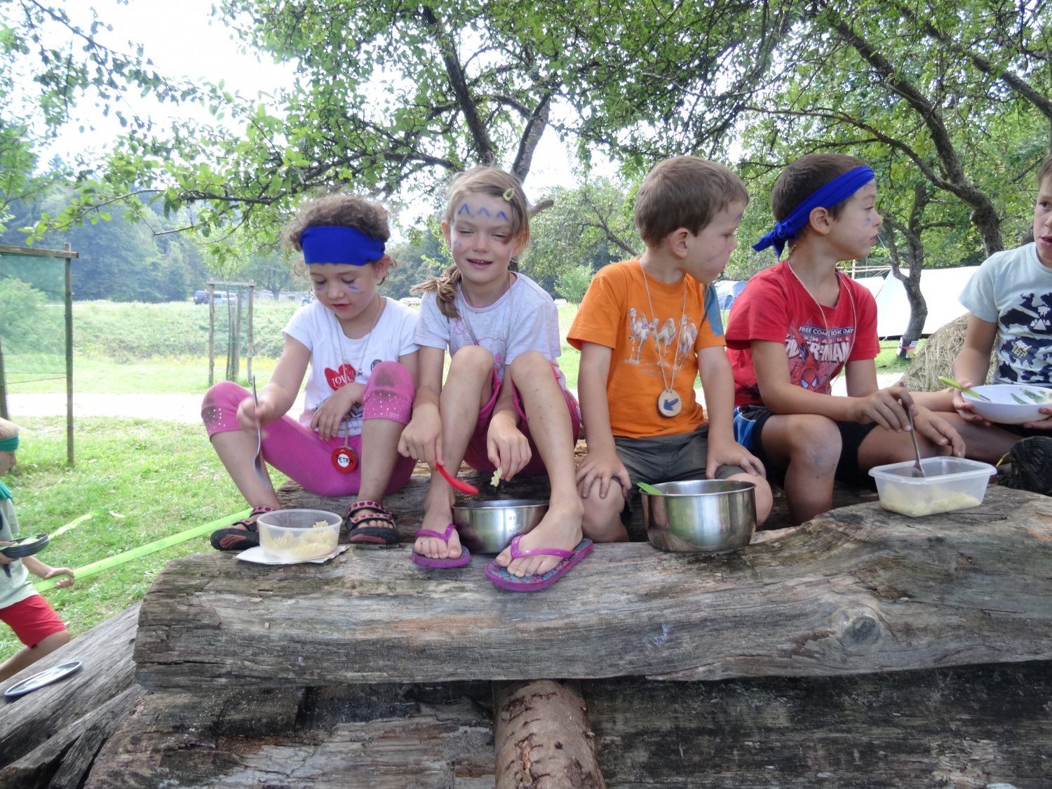 Baraga pri roških Indijancih - tabori družin pri SOC 2016