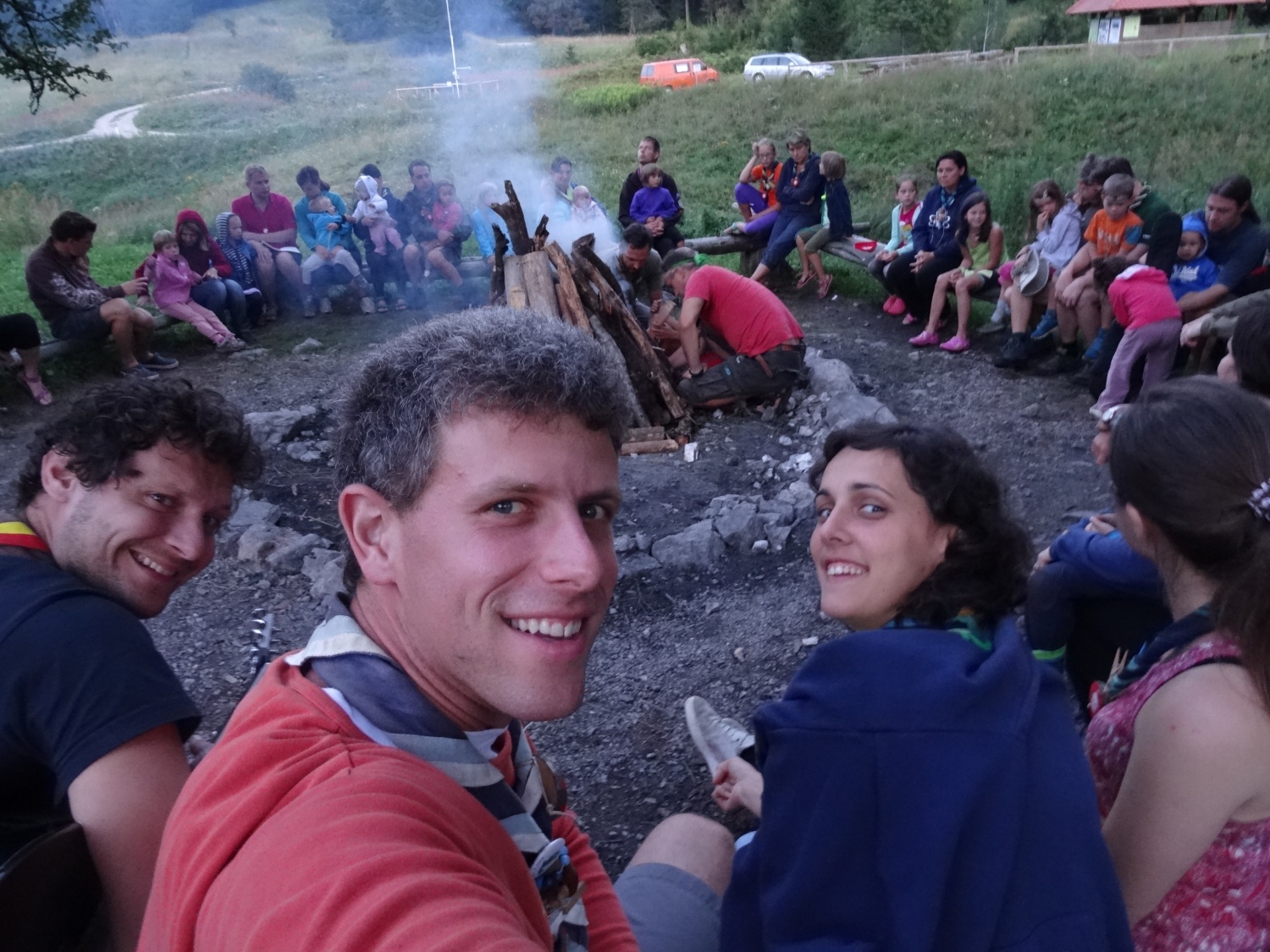 Baraga pri roških Indijancih - tabori družin pri SOC 2016