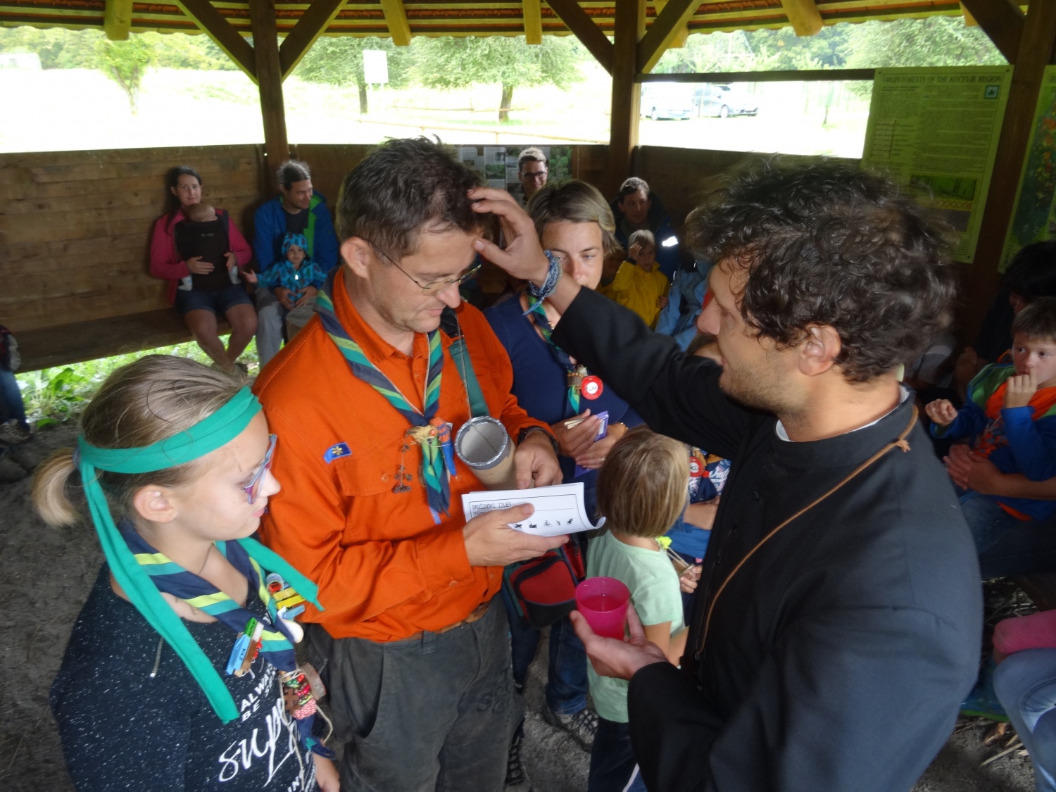 Baraga pri roških Indijancih - tabori družin pri SOC 2016