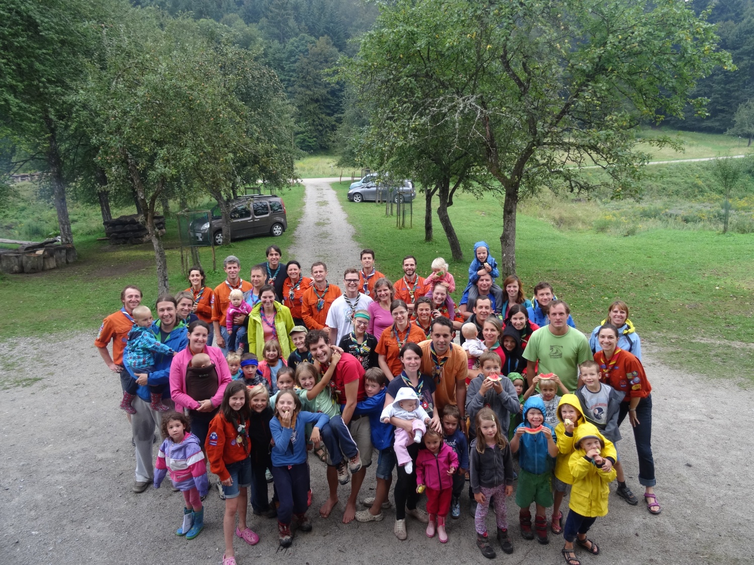 Baraga pri roških Indijancih - tabori družin pri SOC 2016