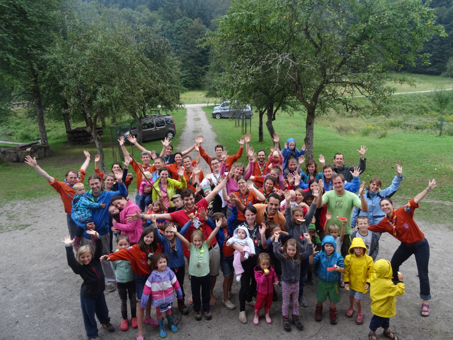 Baraga pri roških Indijancih - tabori družin pri SOC 2016