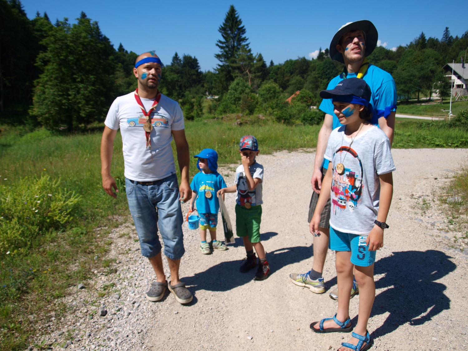 Baraga pri roških Indijancih - tabori družin pri SOC 2016