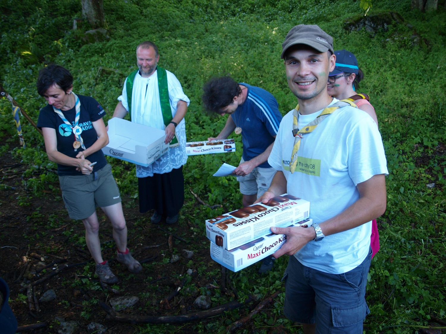Baraga pri roških Indijancih - tabori družin pri SOC 2016