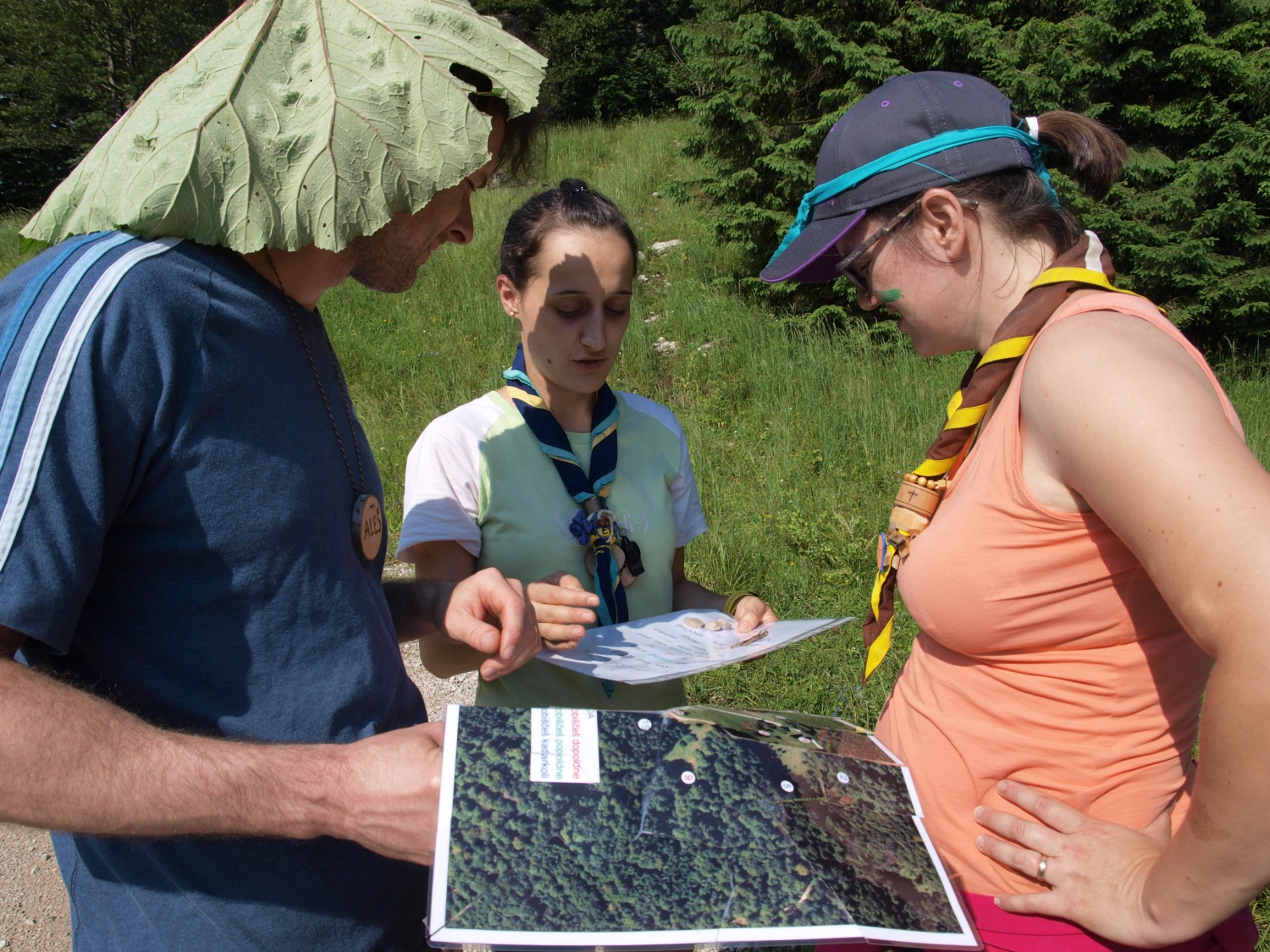 Baraga pri roških Indijancih - tabori družin pri SOC 2016