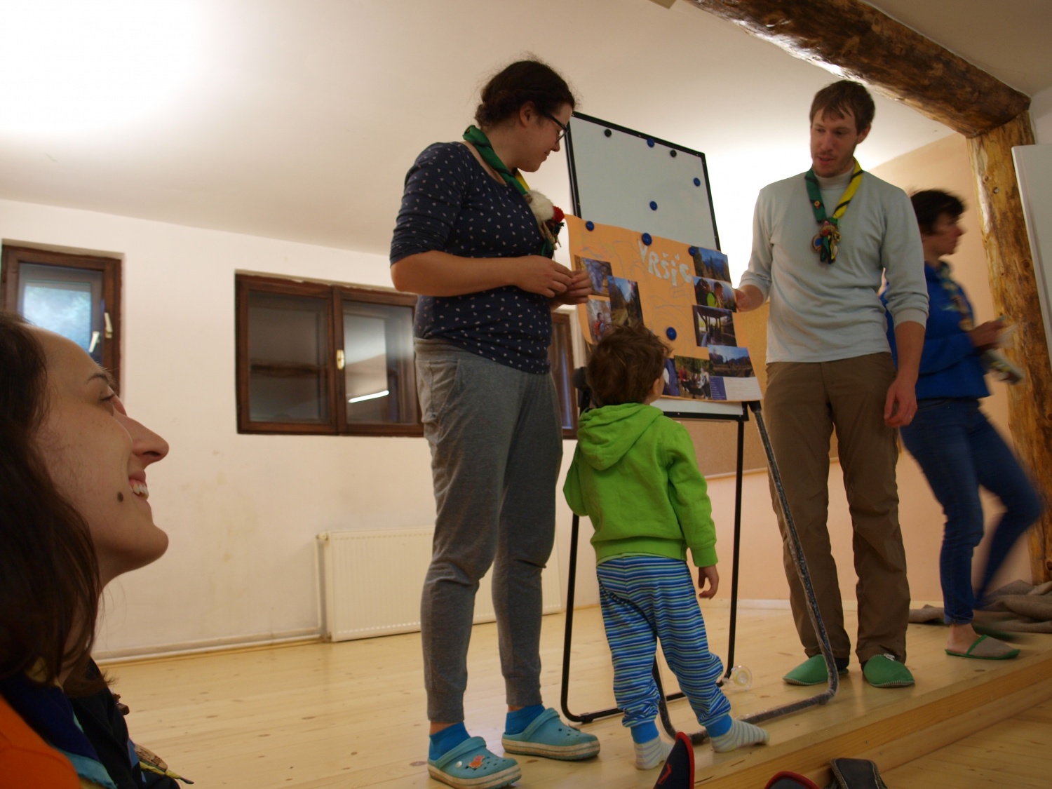 Baraga pri roških Indijancih - tabori družin pri SOC 2016