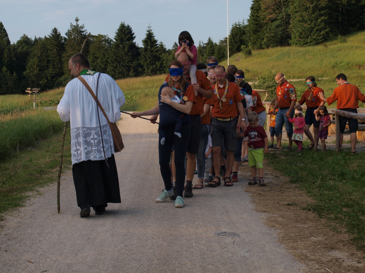 Baraga pri roških Indijancih - tabori družin pri SOC 2016