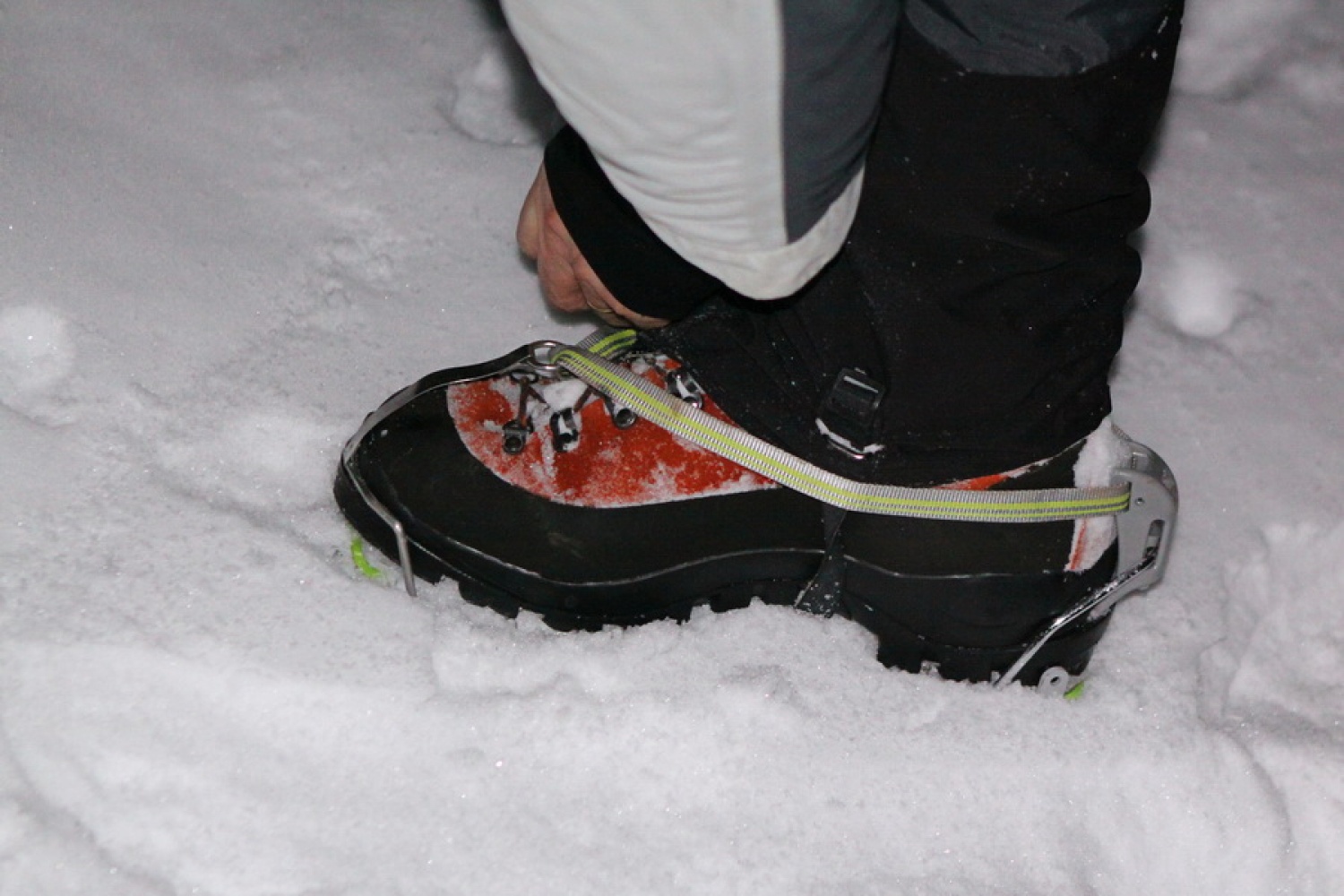 Z derezami je šlo proti vrhu lažje