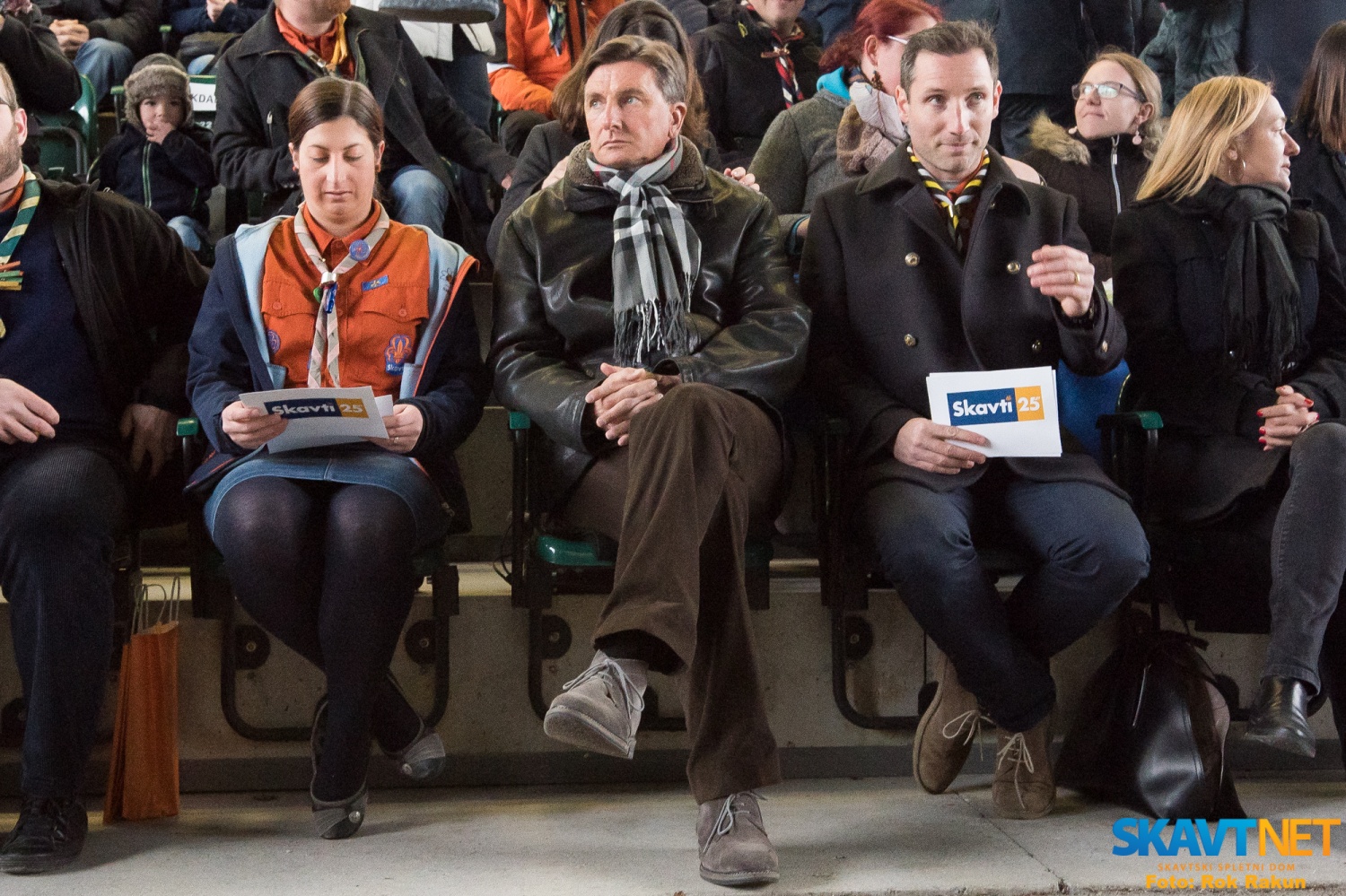 Načelnica Irena Mrak Merhar, predsednik RS Borut Pahor in načelnik Žiga Kovačič.