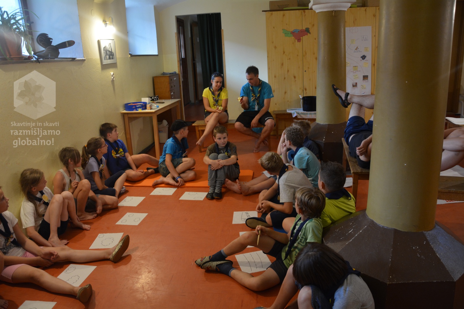 Popotovanje jabučka iz Kitajske – zgodba iz poletnega volčjega tabora Novo Mesto 1