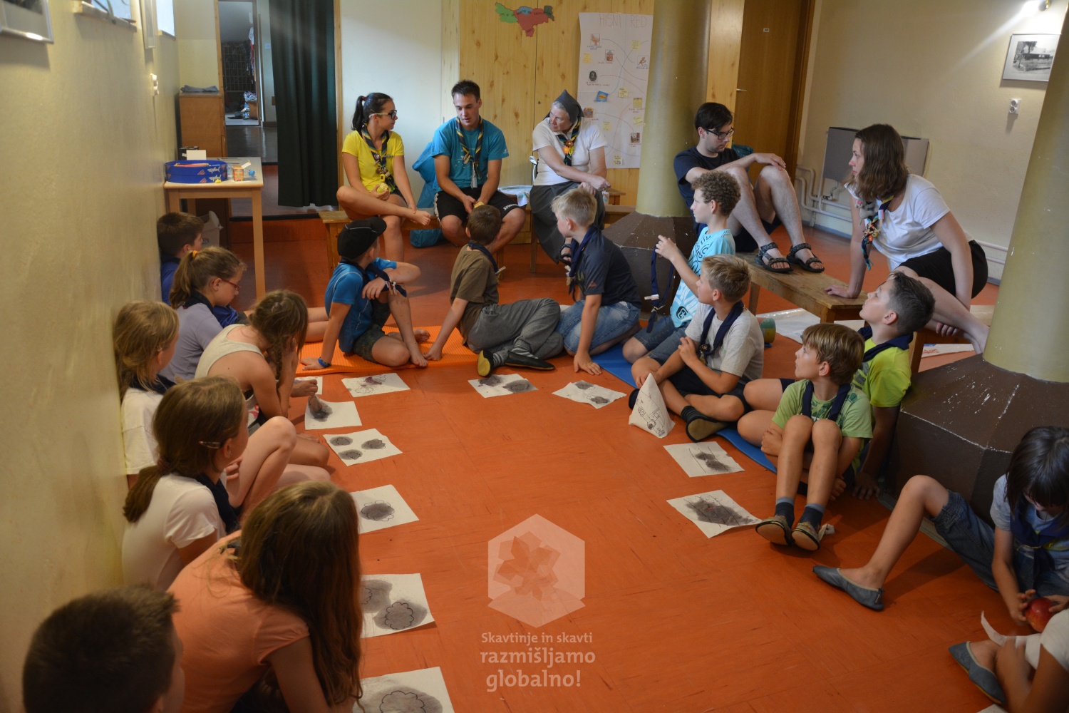 Popotovanje jabučka iz Kitajske – zgodba iz poletnega volčjega tabora Novo Mesto 1