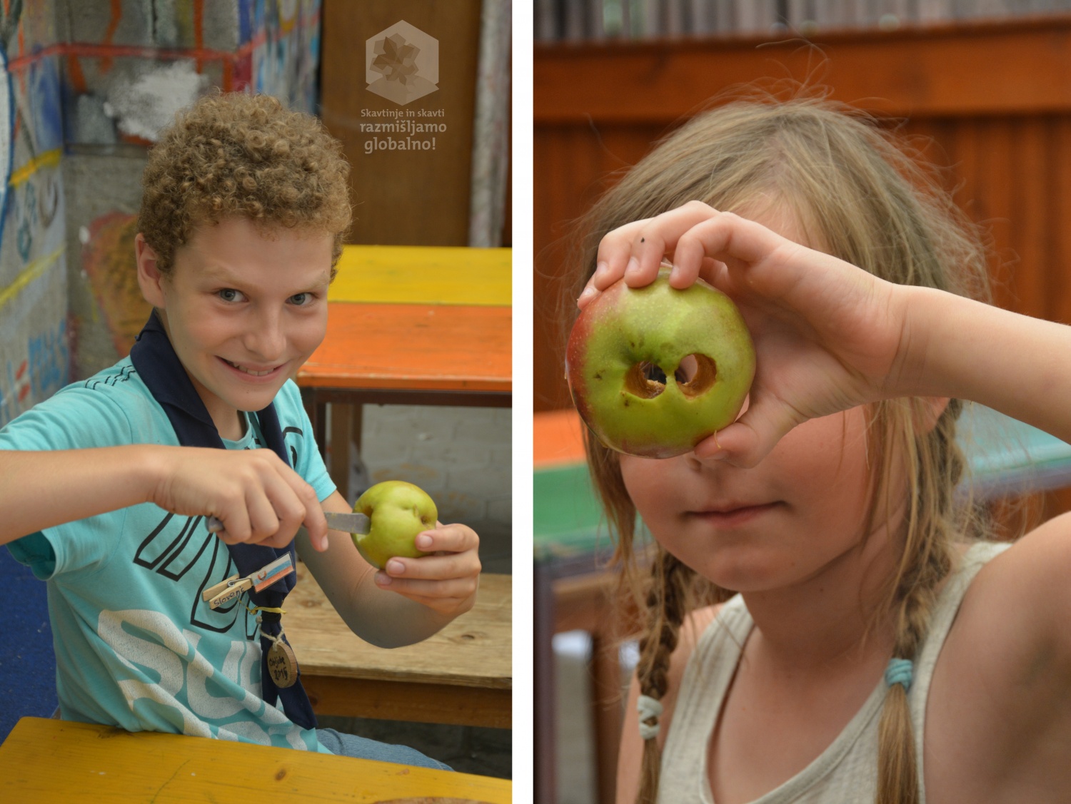 Popotovanje jabučka iz Kitajske – zgodba iz poletnega volčjega tabora Novo Mesto 1