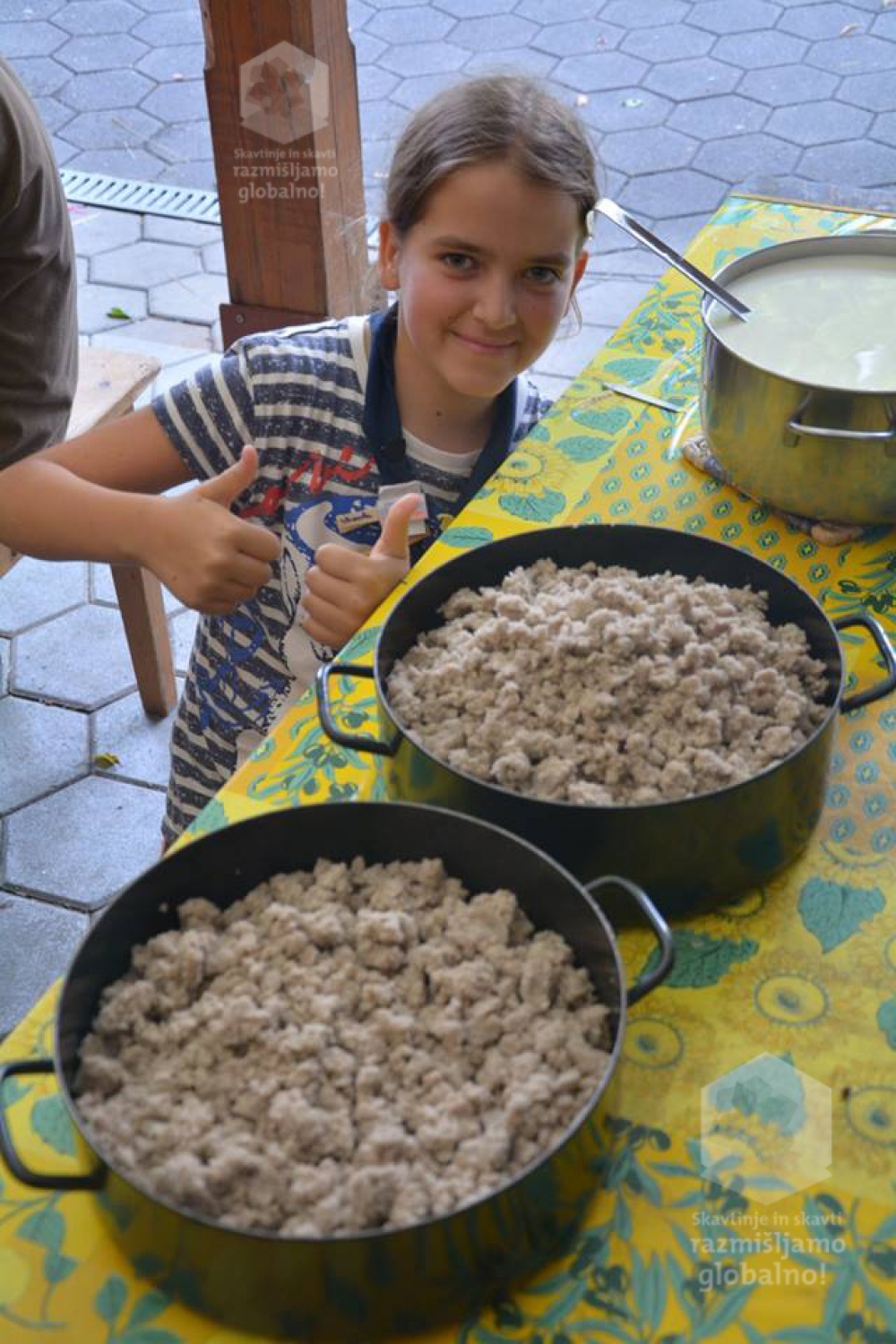 Popotovanje jabučka iz Kitajske – zgodba iz poletnega volčjega tabora Novo Mesto 1