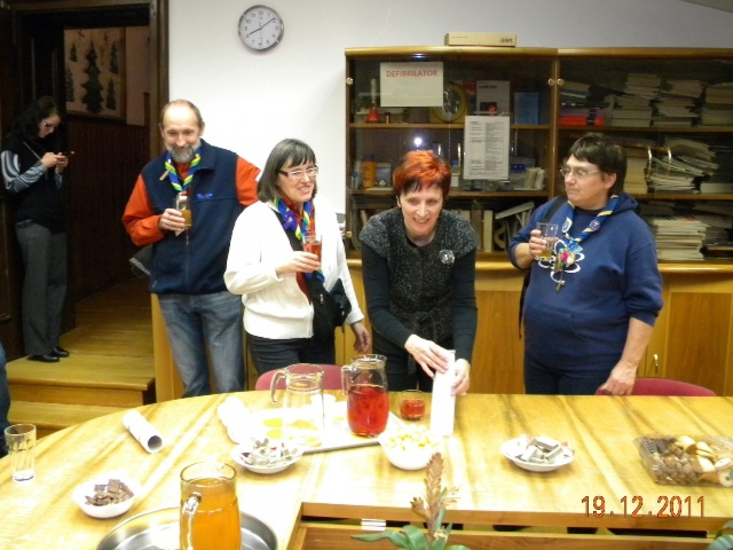 v sproščenem pogovoru