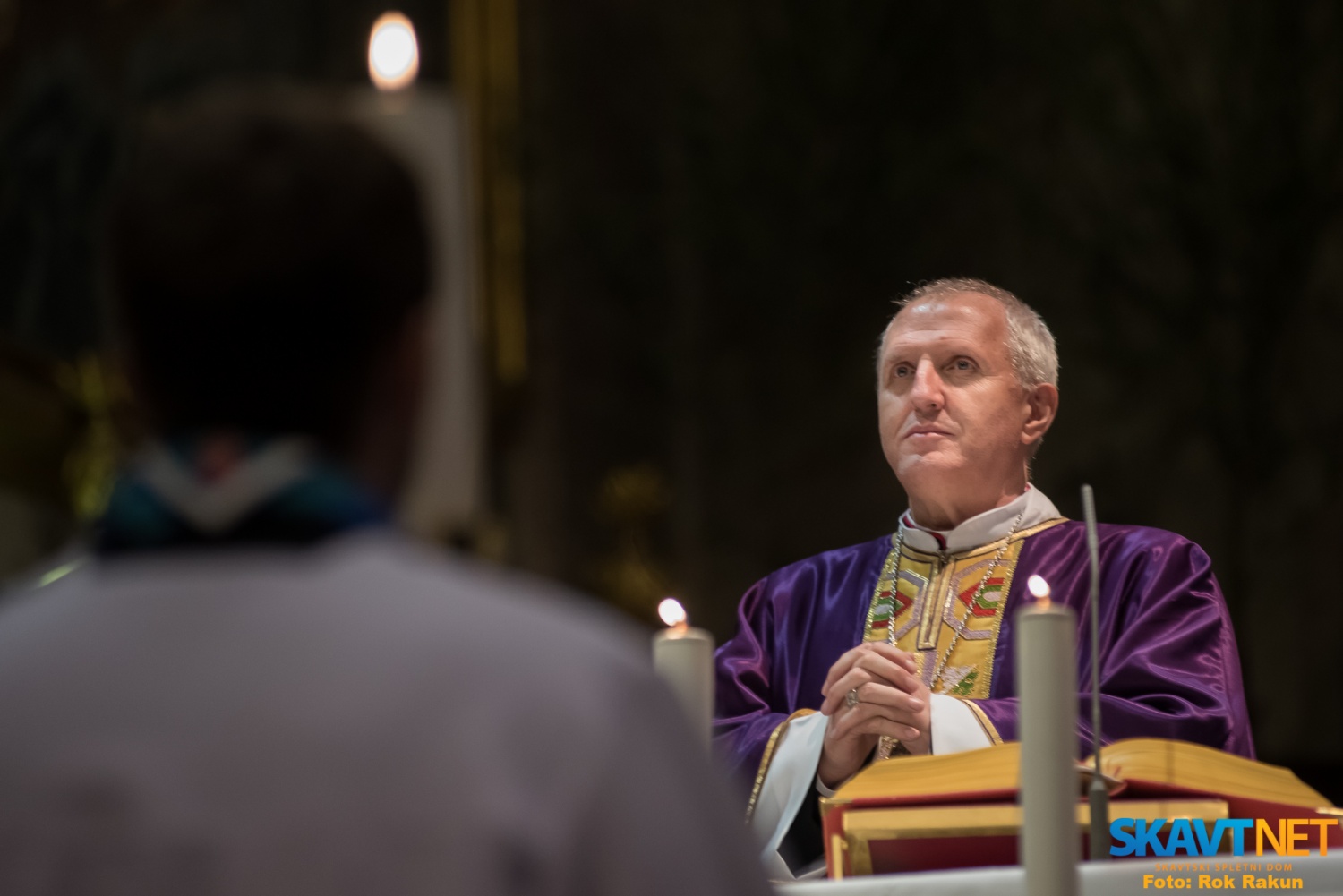 Sveto mašo je daroval nadškof Stanislav Zore.