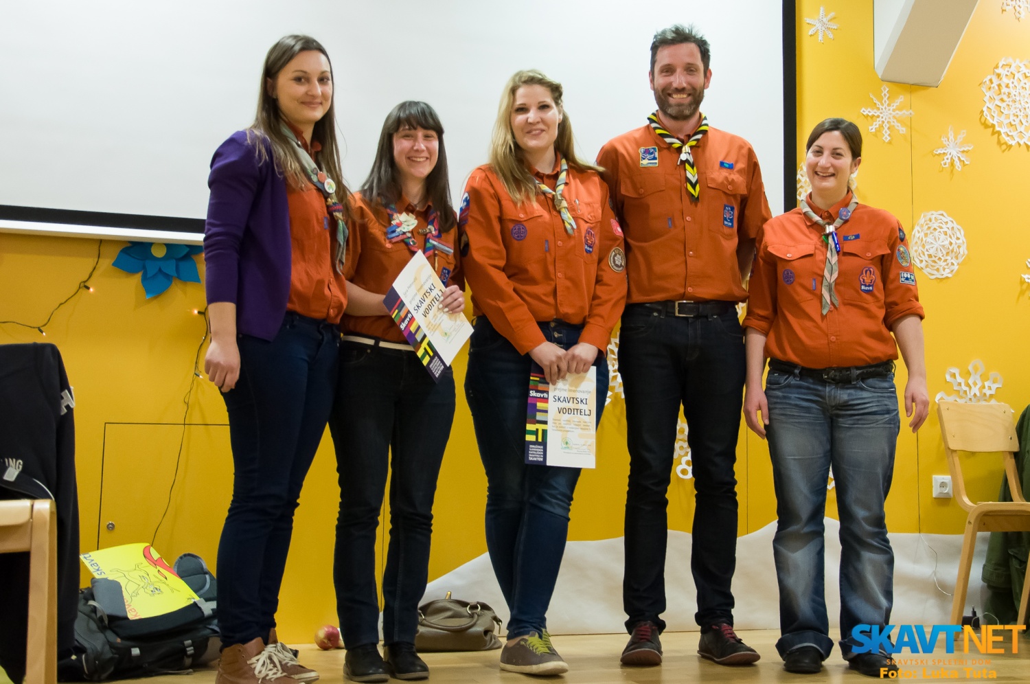 Novoimenovani skavtski voditelji