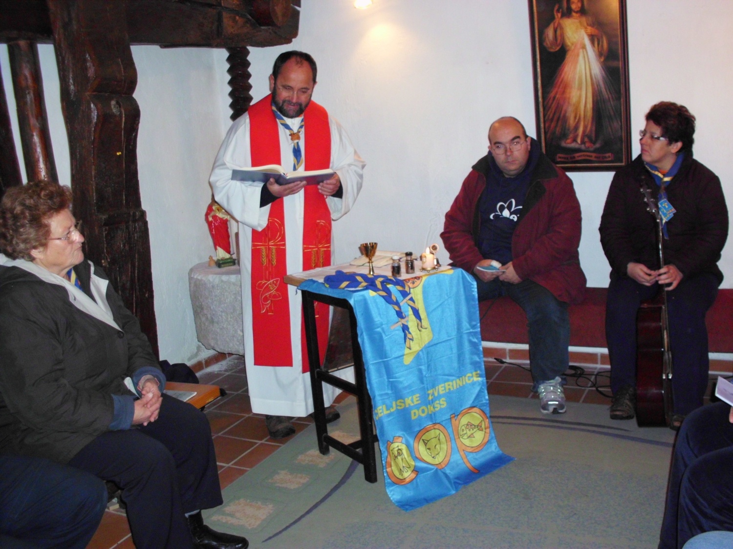 sv. maša v nekdanji kleti