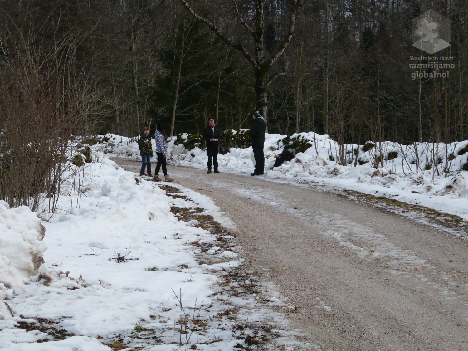 Zimovanje čete Sirius: Prehodili nekaj milj v čevljih beguncev