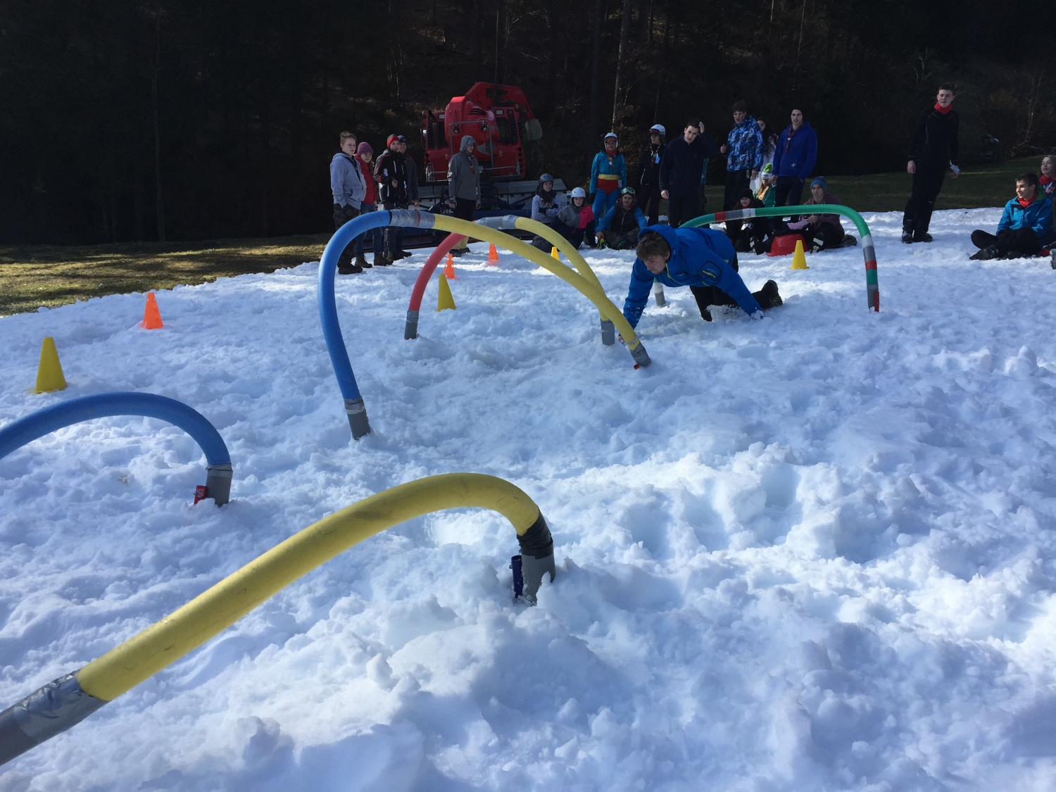 Udarili smo se na spretnostnem poligonu