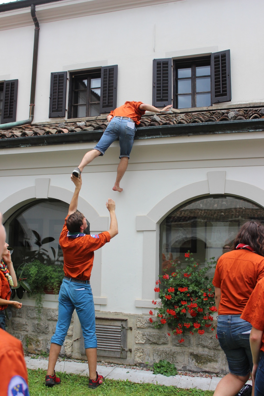 Iskanje izgubljenega čevlja.