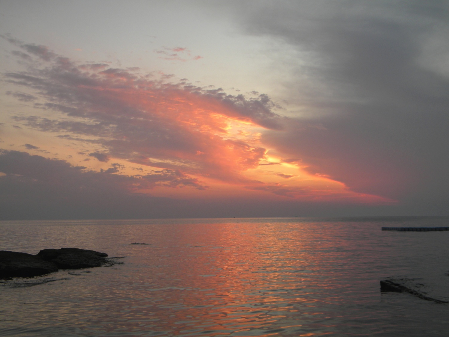 sončni zaton v Savudriji