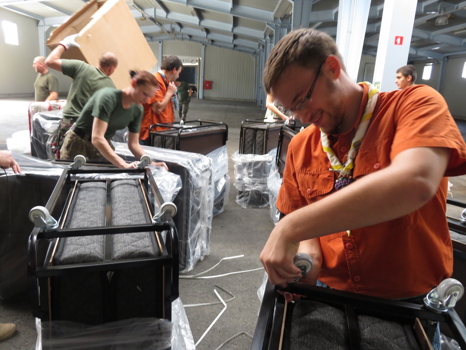 Skavti in begunska kriza