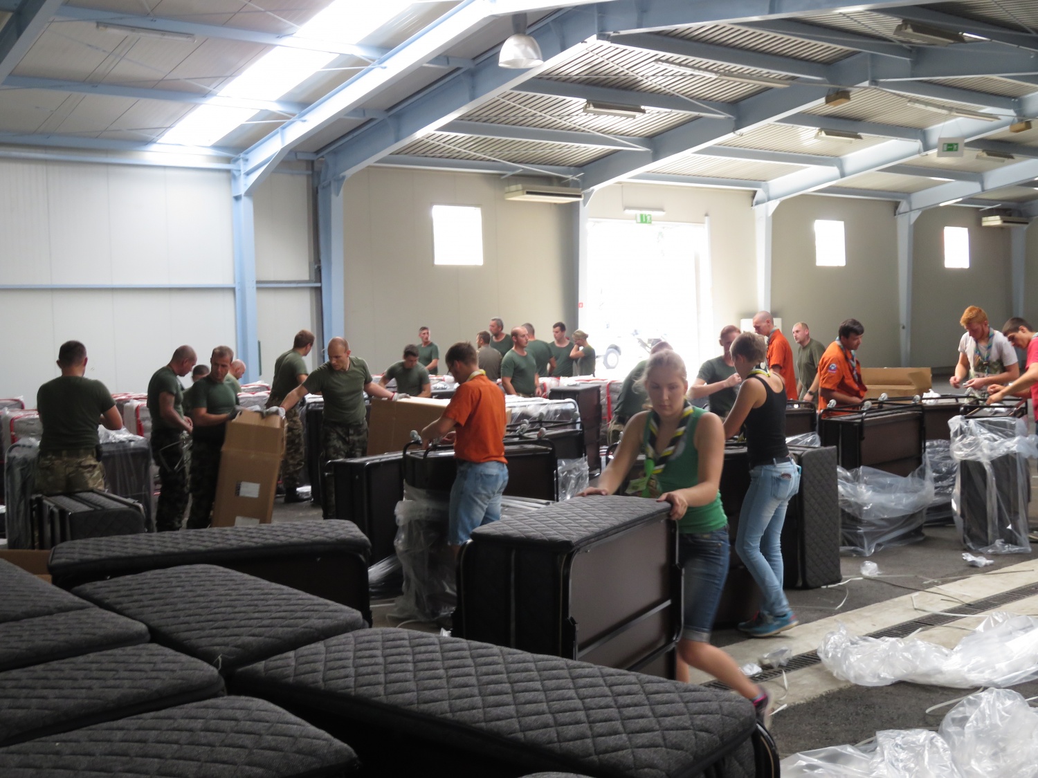 Skavti in begunska kriza