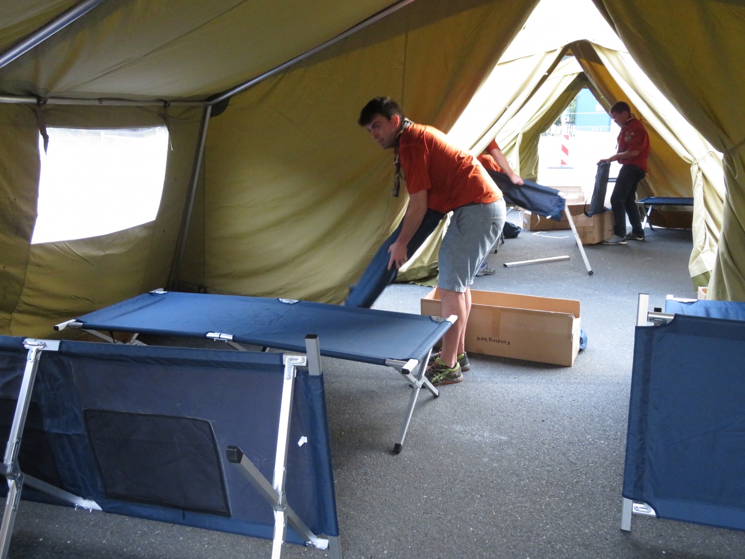 Skavti in begunska kriza