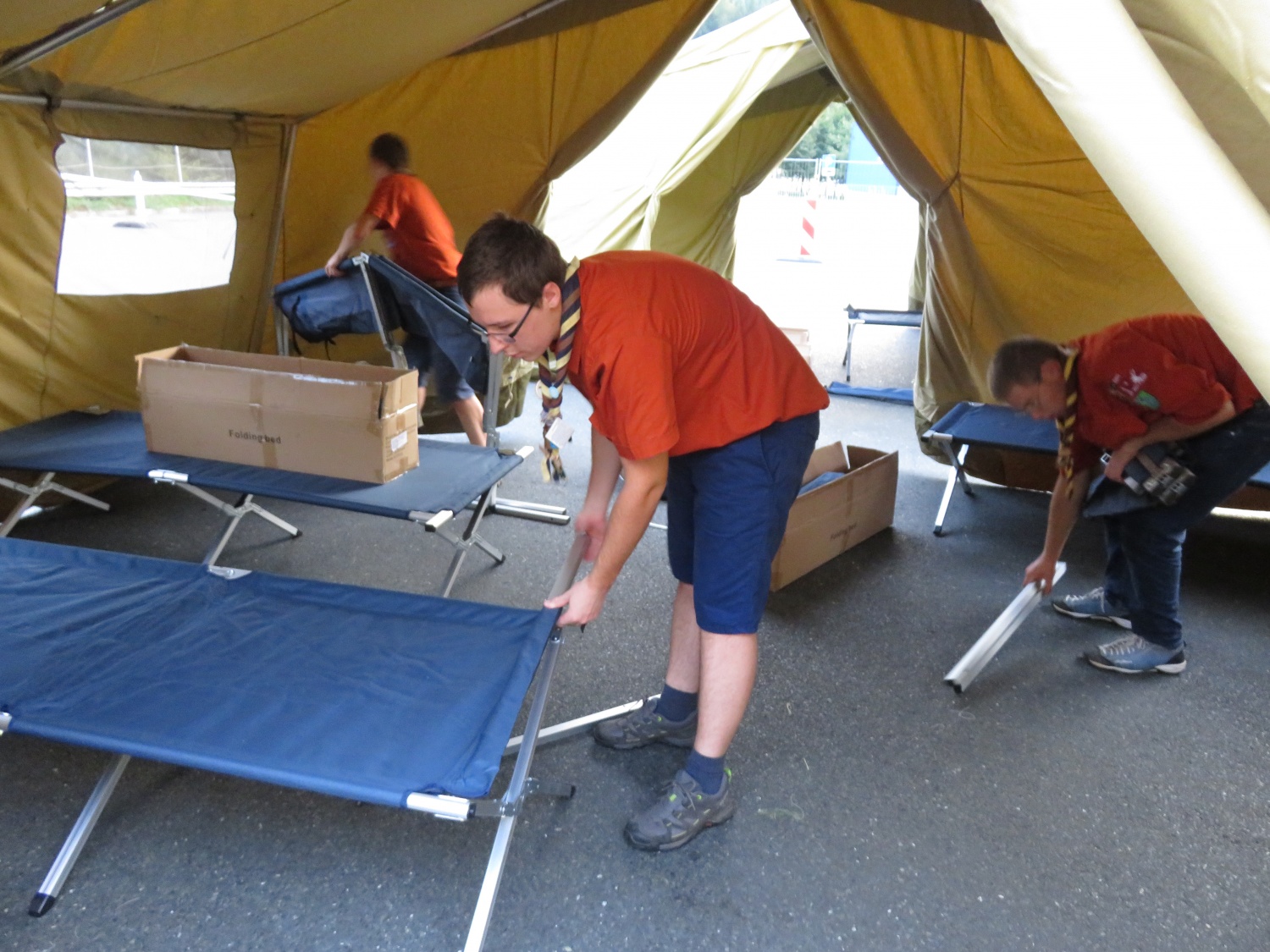 Skavti in begunska kriza