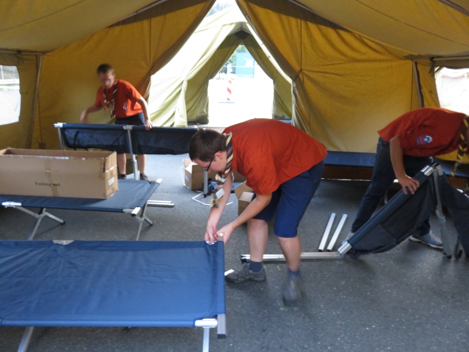 Skavti in begunska kriza