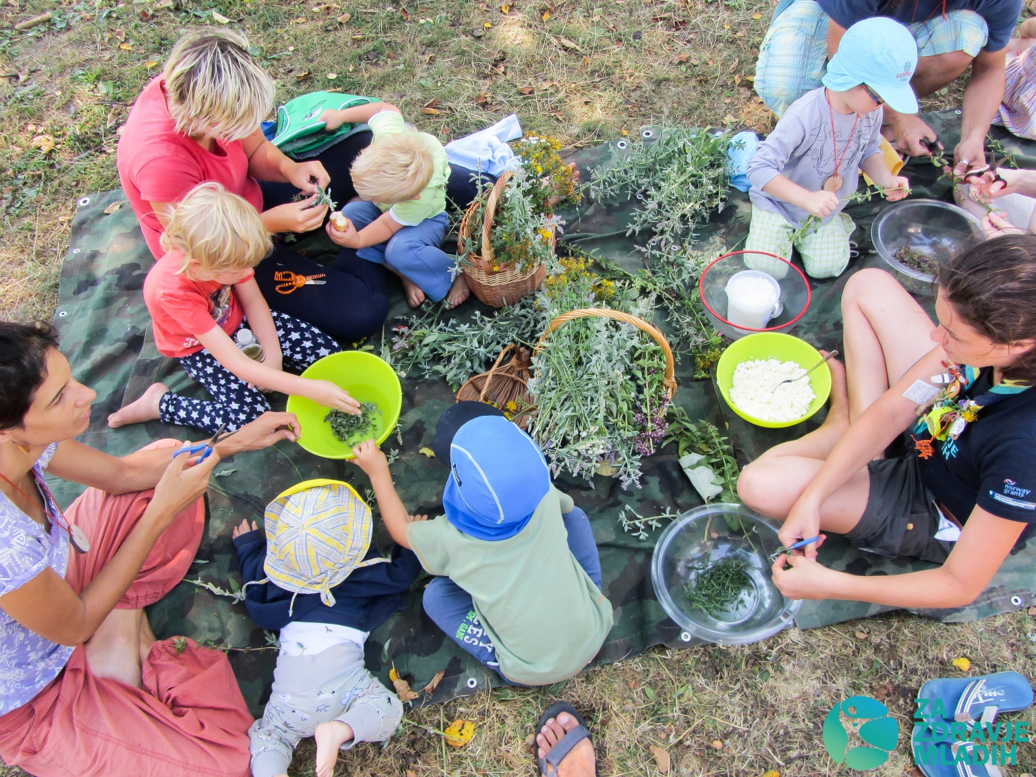 Zdravi v naravi - tabori družin 2015