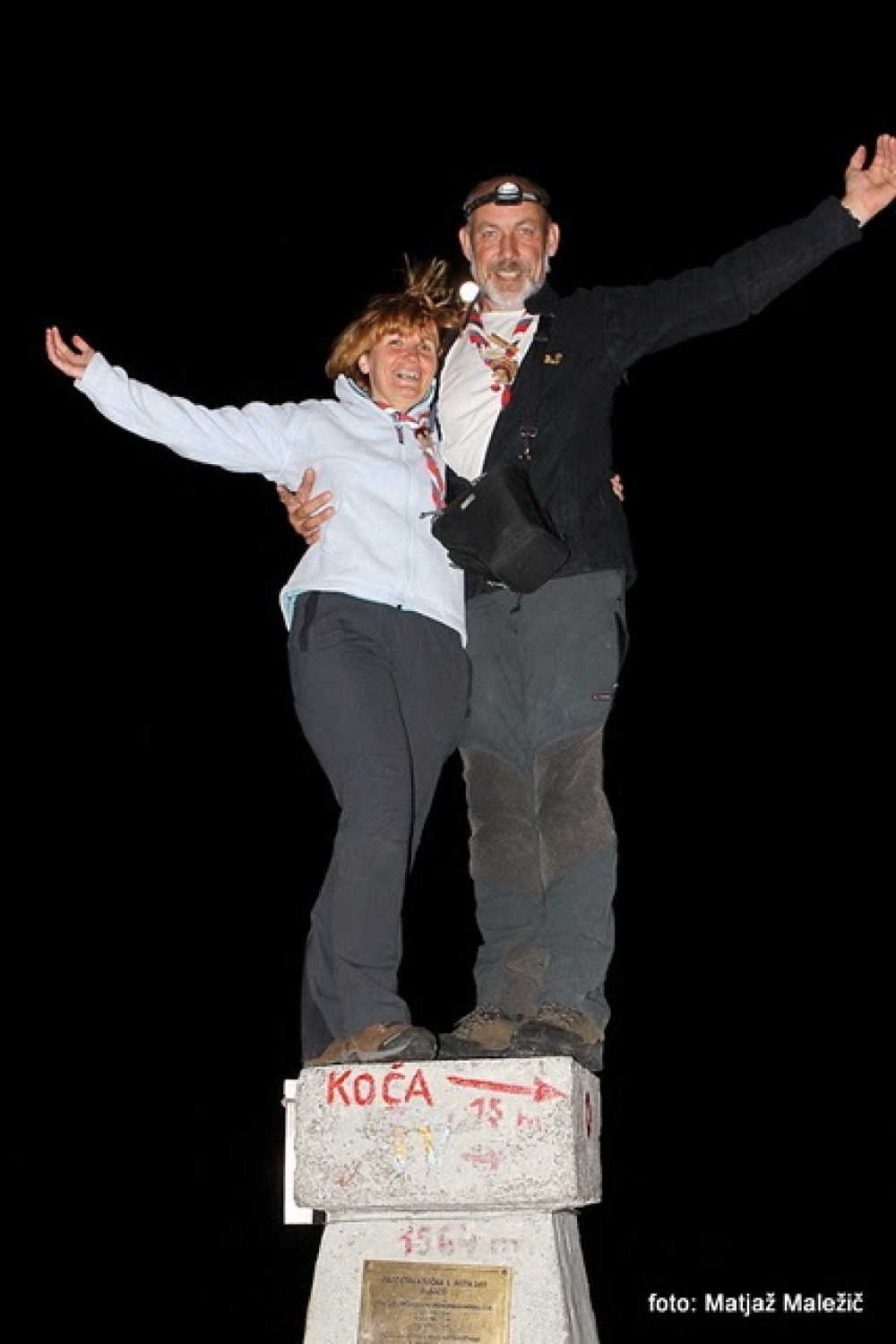 Tradicionalna nočna na vrhu - pridružila se mi je še Nada