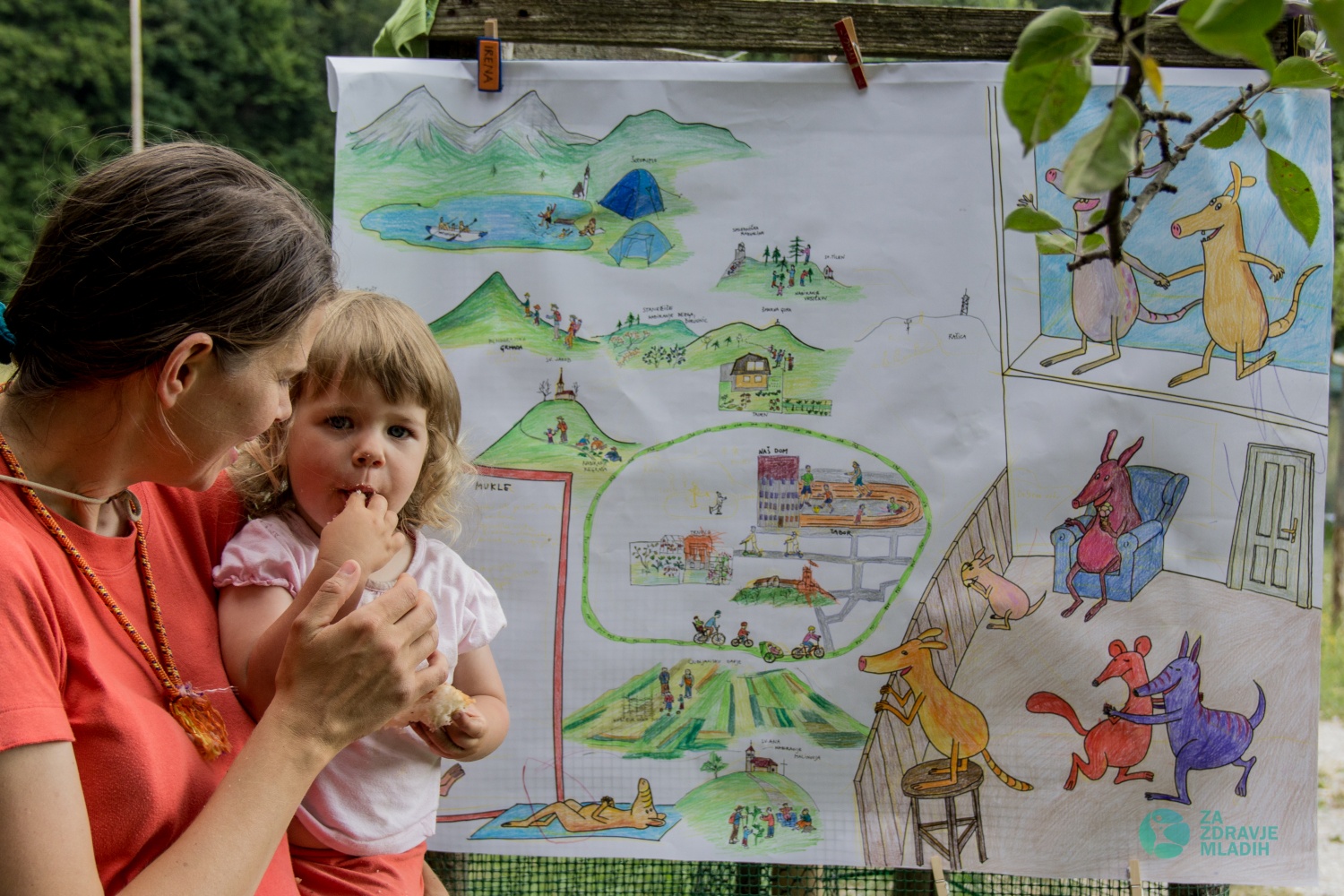 Zdravi v naravi - tabori družin 2015