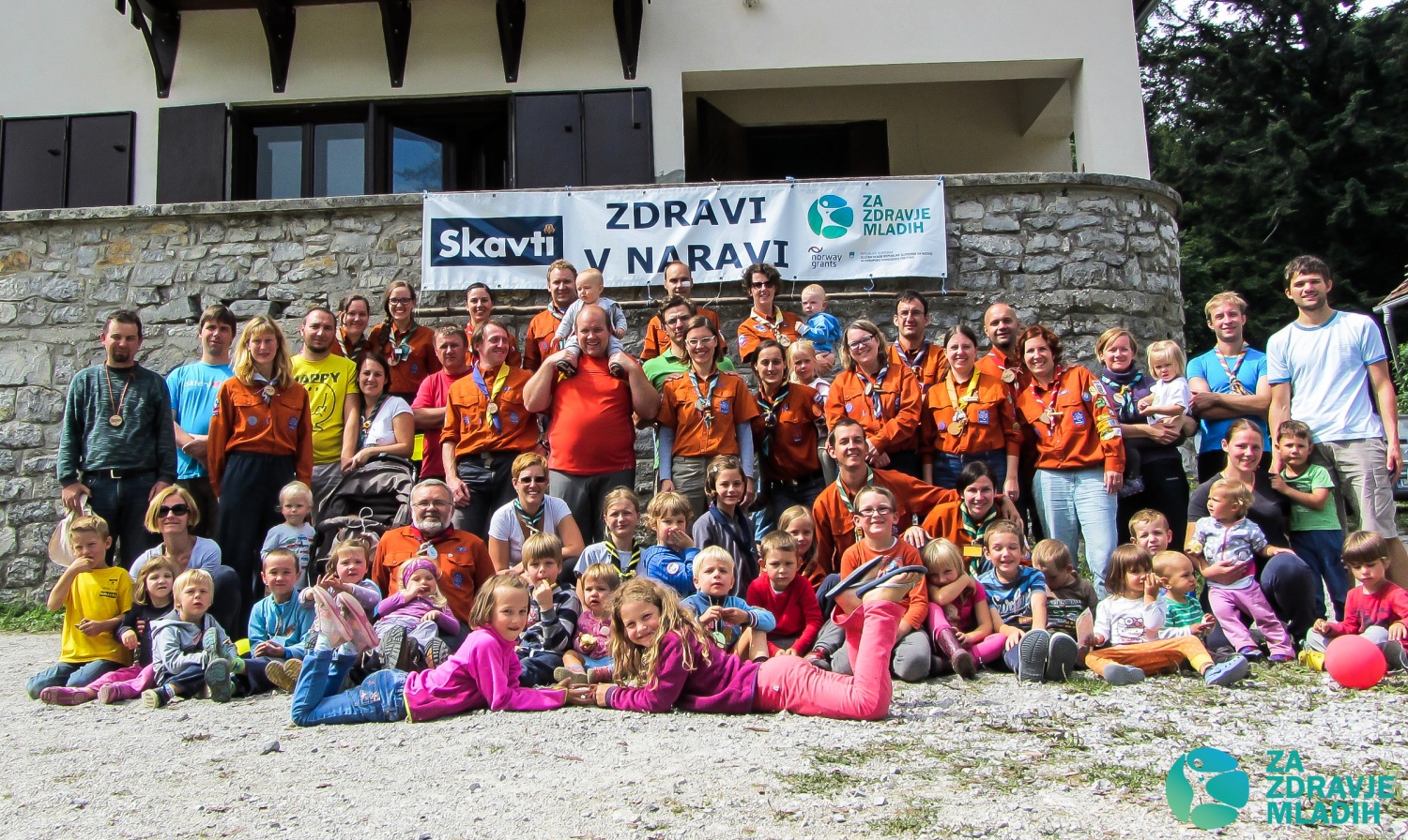 Zdravi v naravi - tabori družin 2015