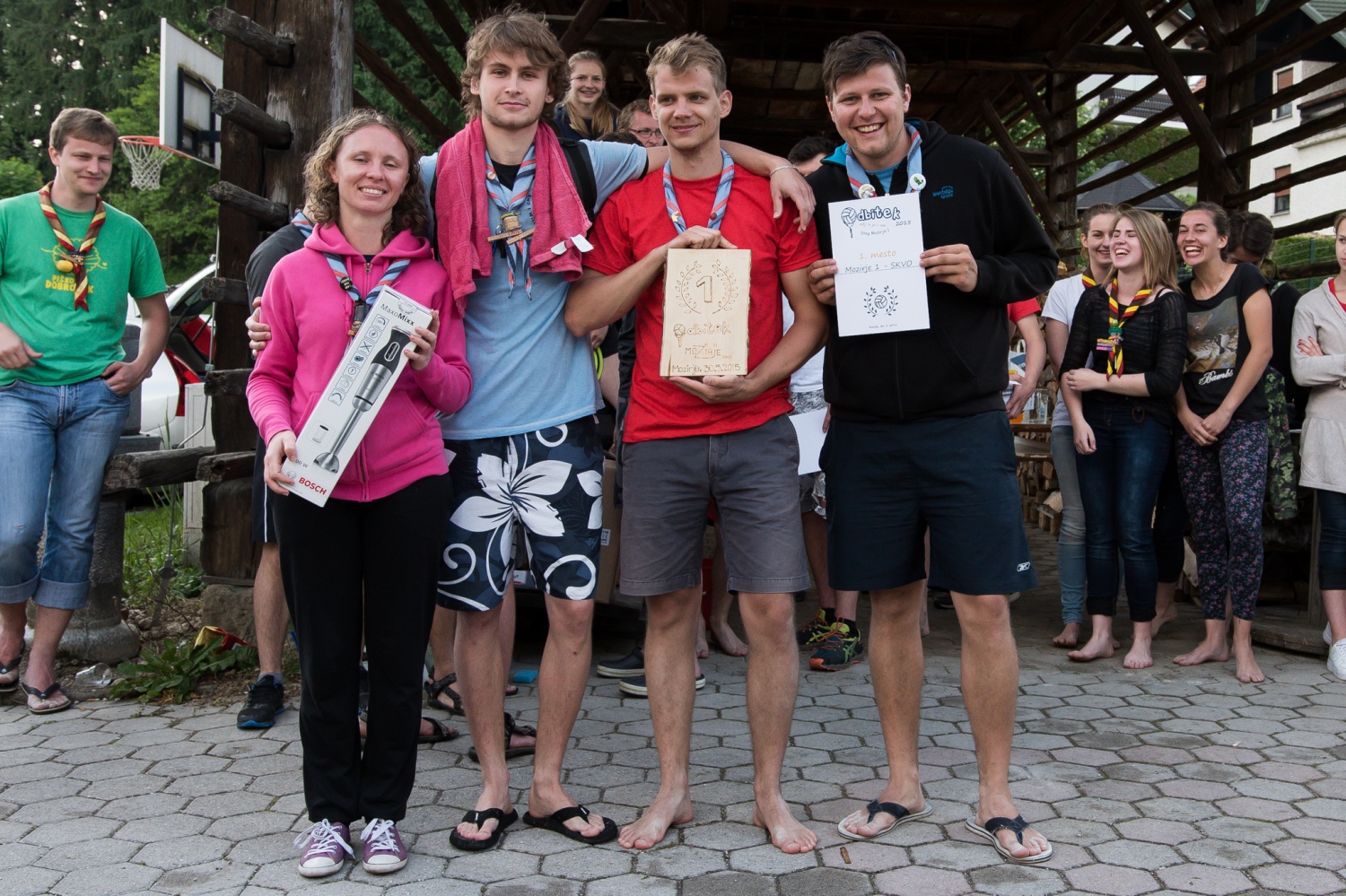 Zmagovalna ekipa SKVO Mozirje 1