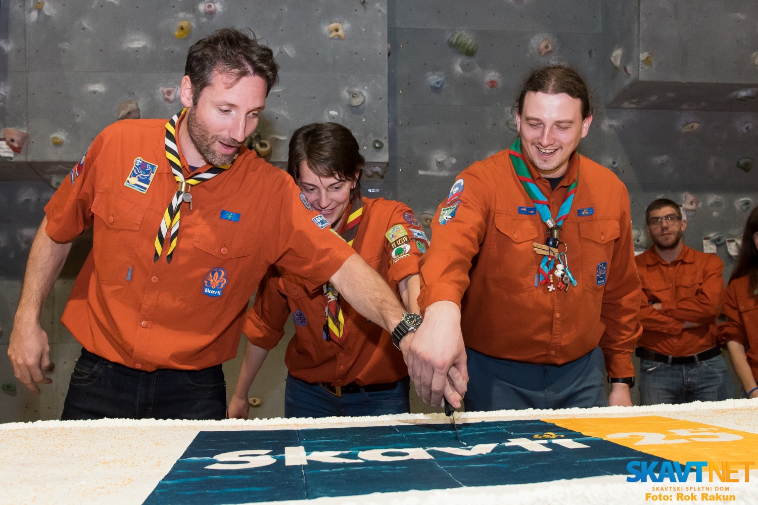 Razrez torte ob 25 - letnici ZSKSS