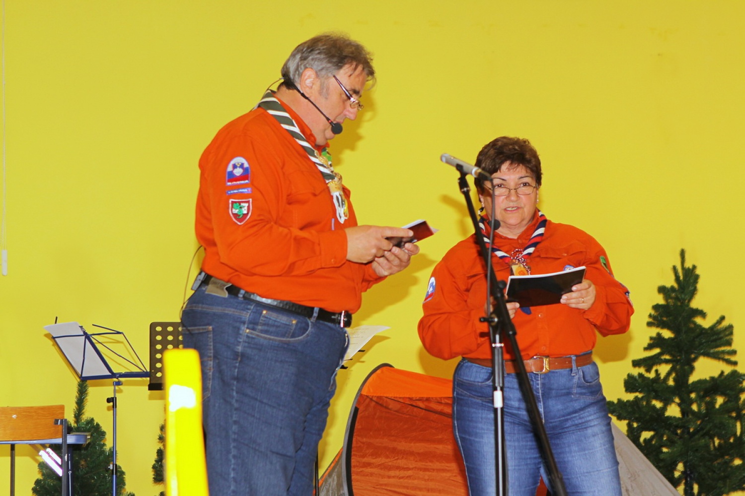 Program sta vodila Mimi Mojškerc in Tone Sečnik