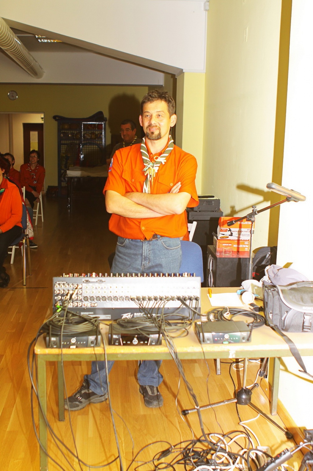 Peter je skrbel za tehniko