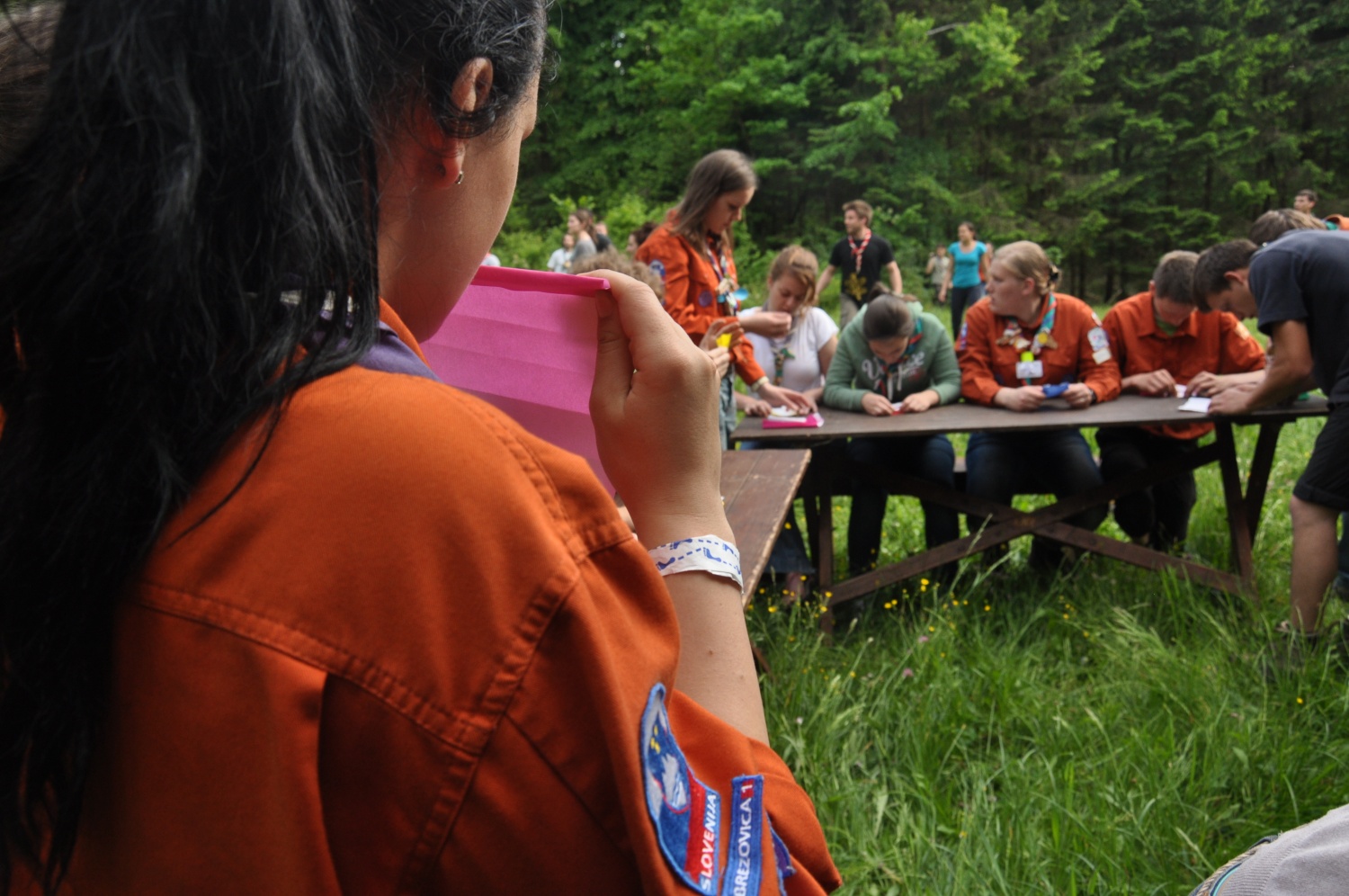 Izdelovanje vesoljčkov (origami)