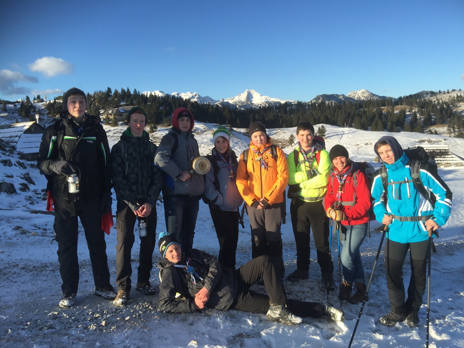 Plamen zasvetil tudi na Veliki planini