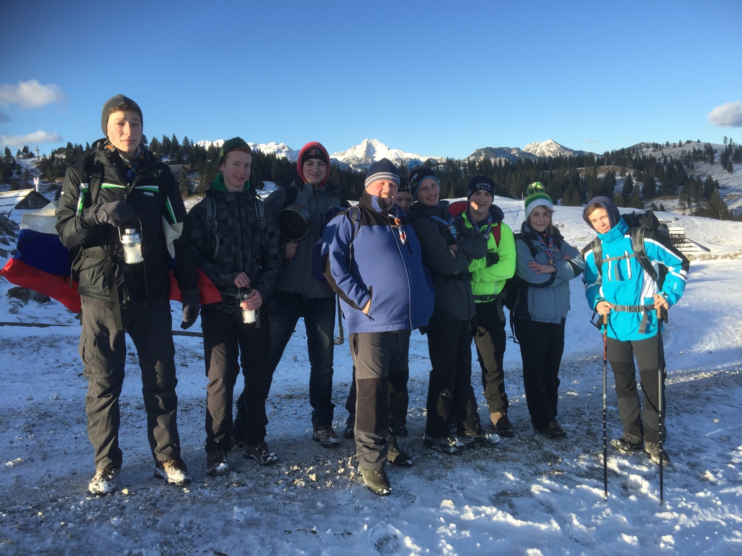 Plamen zasvetil tudi na Veliki planini