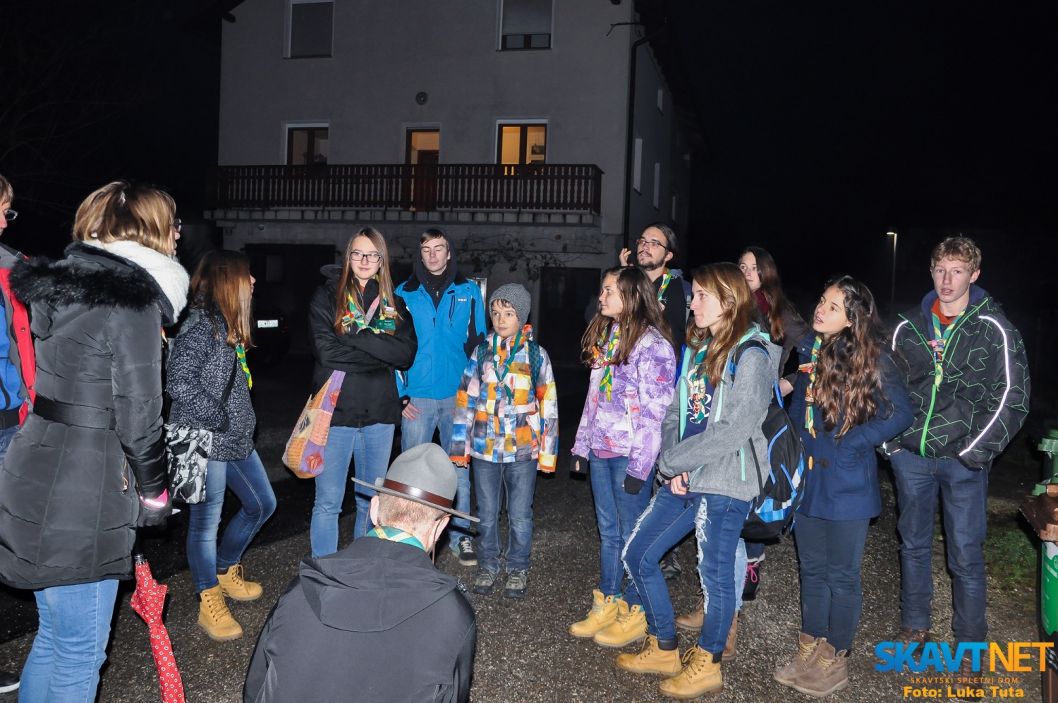 Po Tolminu so skavti spoznavali tolminski punt