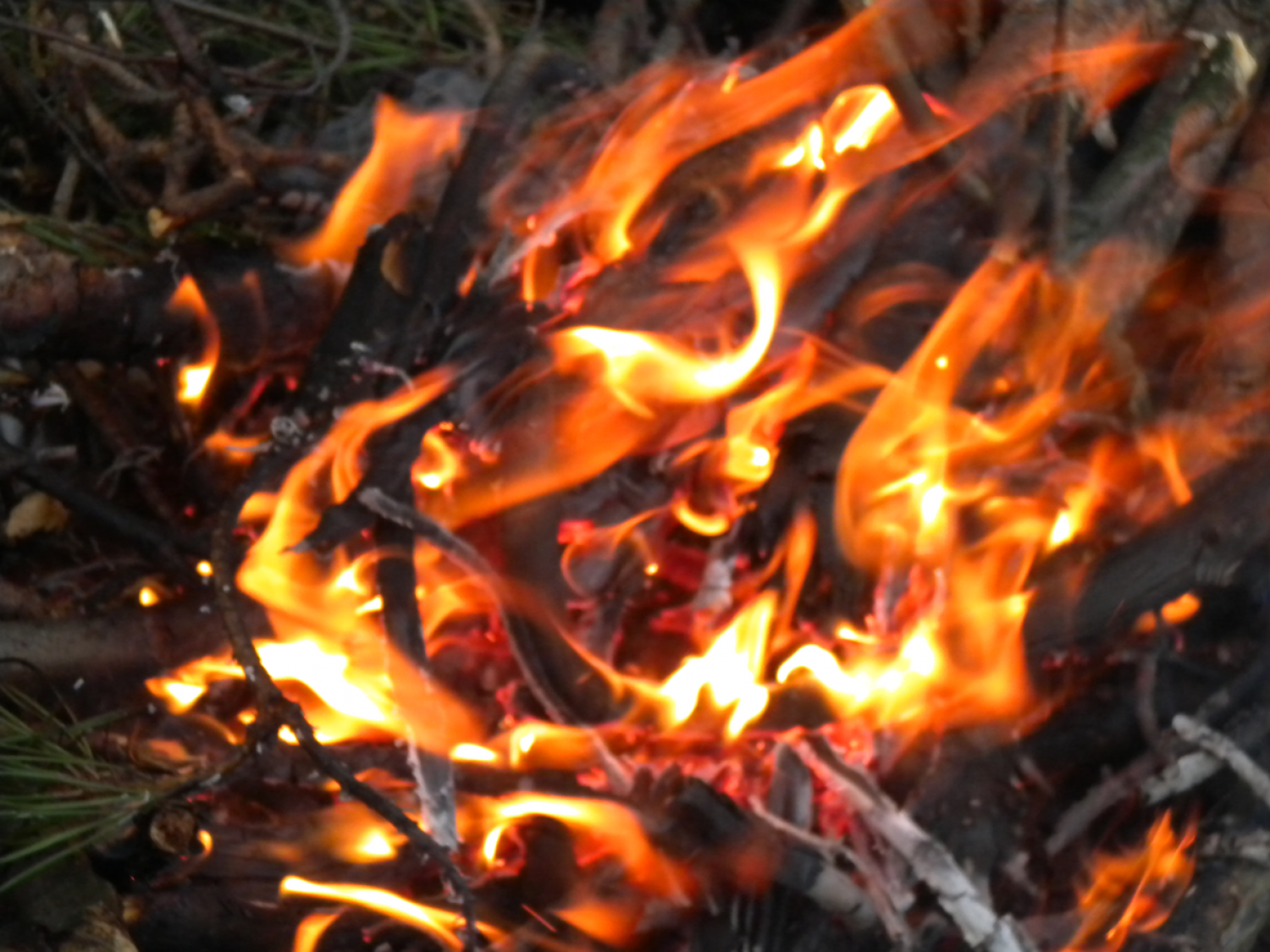 Ogenj - svetloba  in toplota