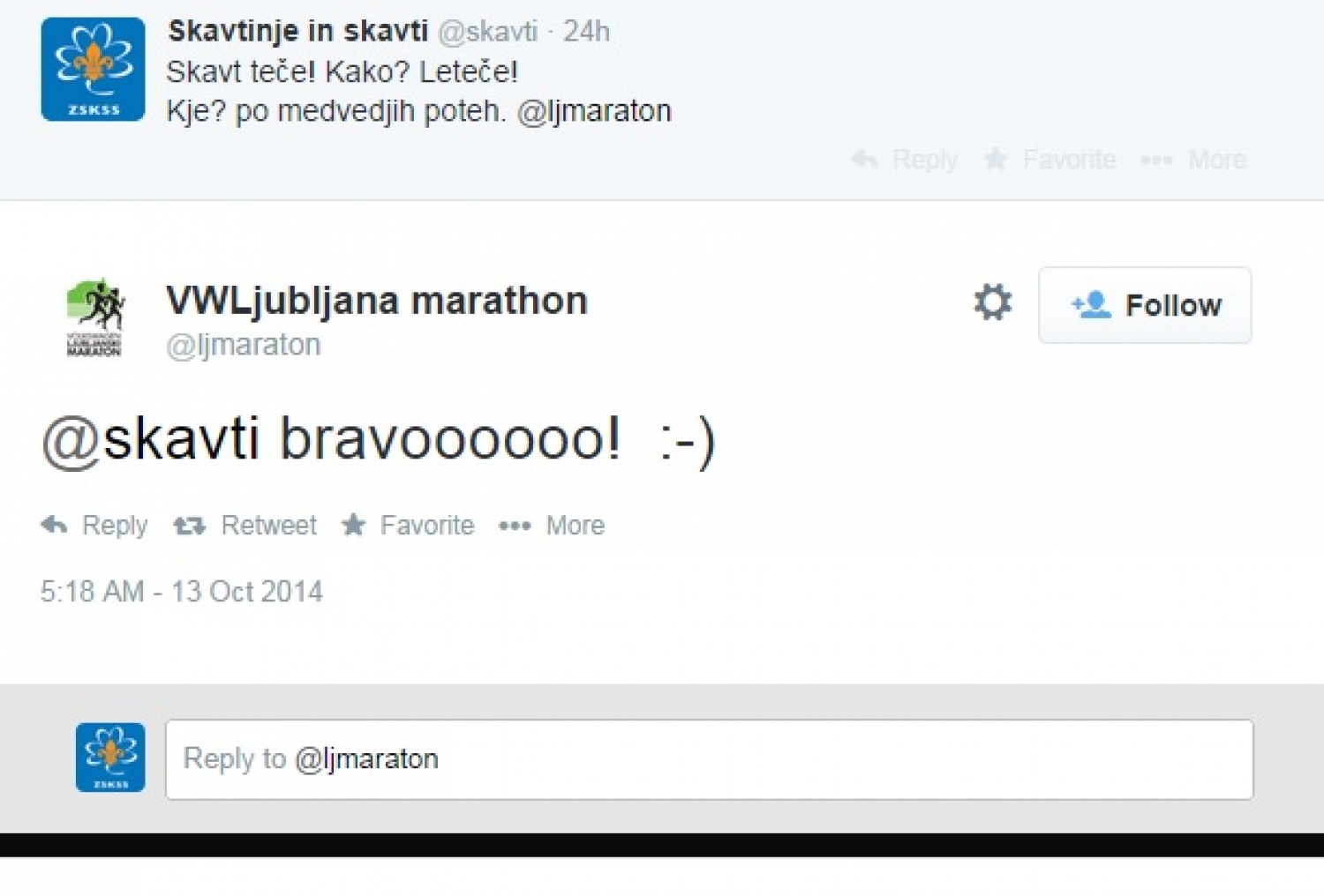 Priprave na ljubljanski maraton