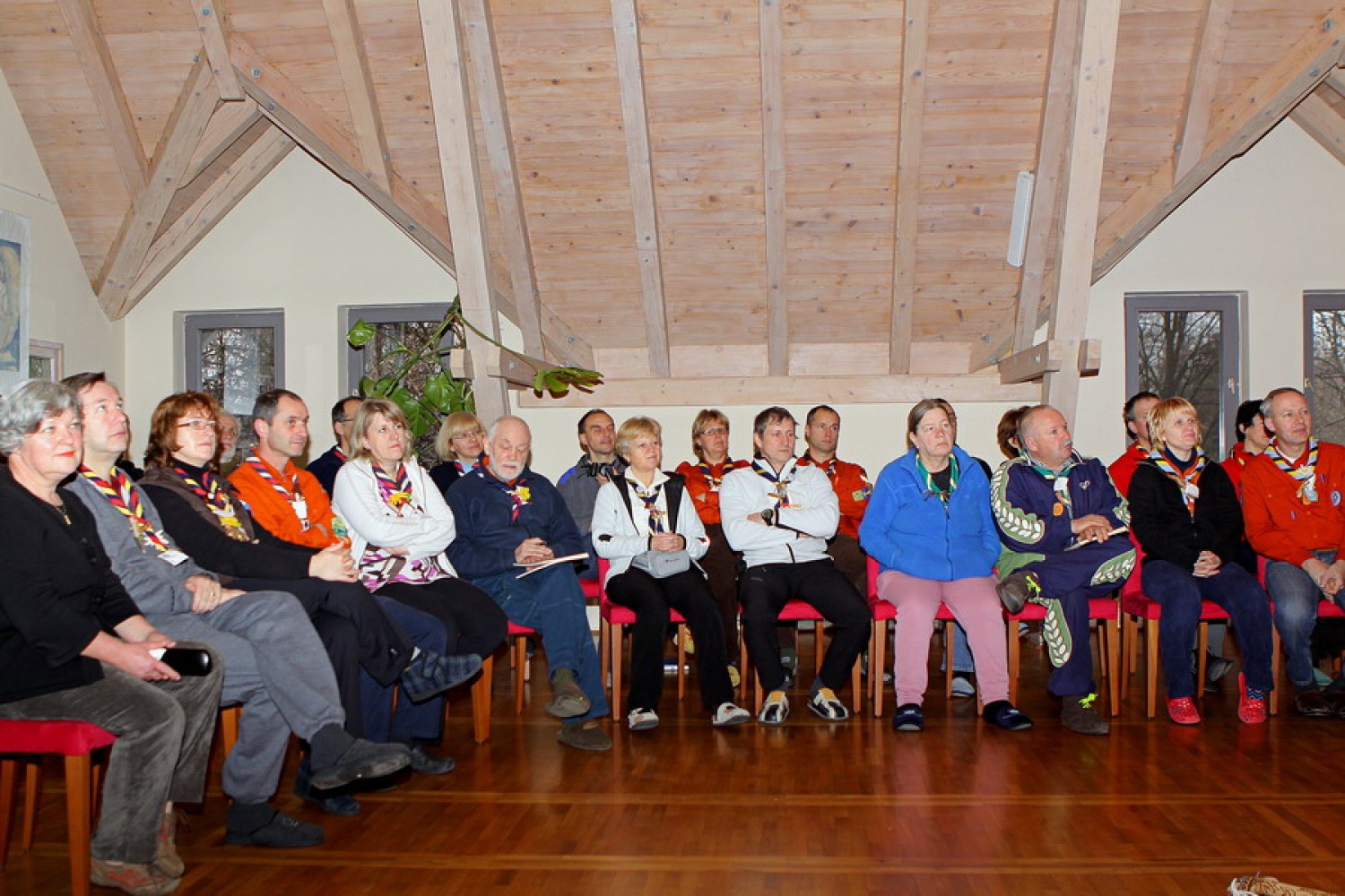 Duhovne vaje za odrasle skavte v Kančevcih od 7.do 9.1.2011 so se tokrat začele s služenjem kot pomoč Domu duhovnosti.To je bila dobra priprava na samo temo duhovnih vaj, ki je zajemala iz temeljev naše vere.