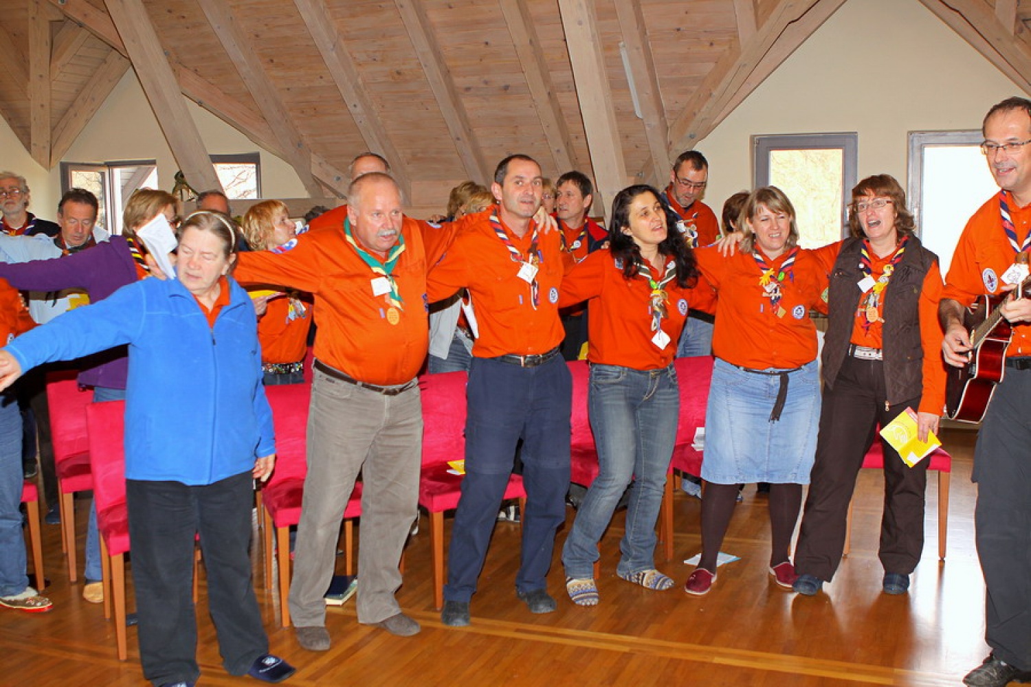 Duhovne vaje za odrasle skavte v Kančevcih od 7.do 9.1.2011 so se tokrat začele s služenjem kot pomoč Domu duhovnosti.To je bila dobra priprava na samo temo duhovnih vaj, ki je zajemala iz temeljev naše vere.