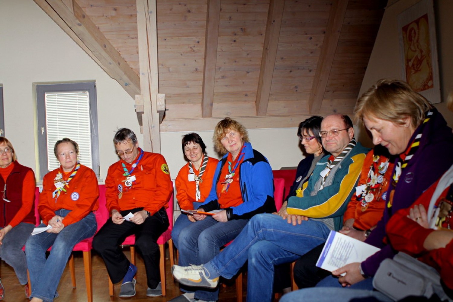 Duhovne vaje za odrasle skavte v Kančevcih od 7.do 9.1.2011 so se tokrat začele s služenjem kot pomoč Domu duhovnosti.To je bila dobra priprava na samo temo duhovnih vaj, ki je zajemala iz temeljev naše vere.