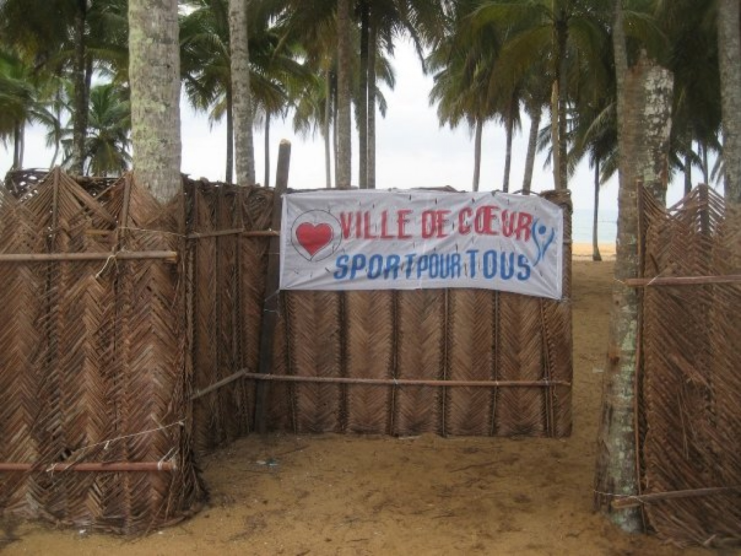 Prostor za skavte na obali