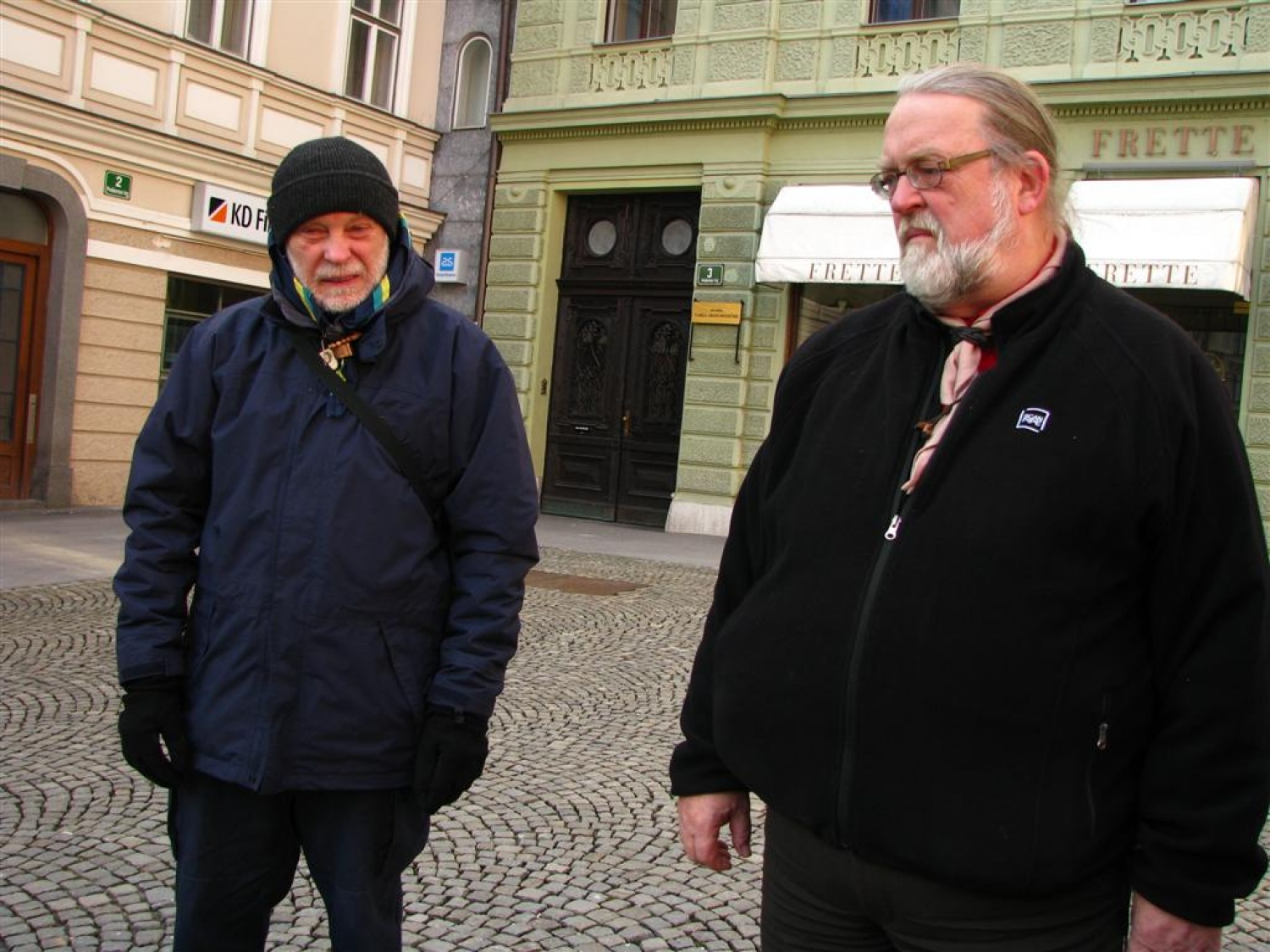 Ole v Ljubljani, skupaj s Tonetom Lesnikom