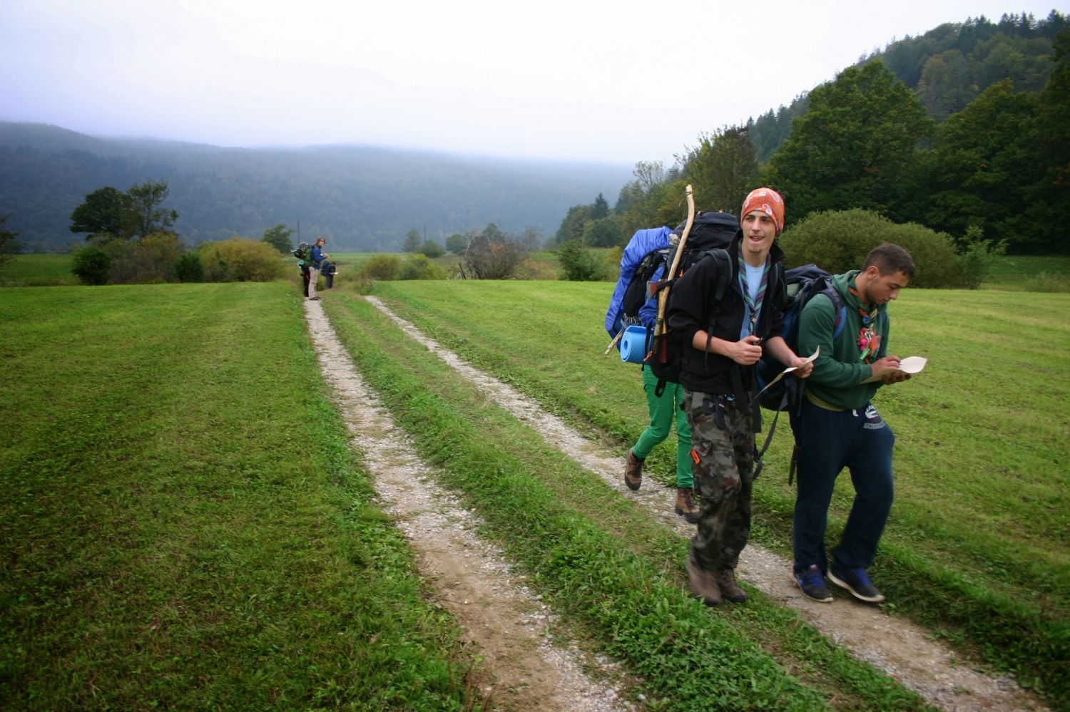 O štiridnevnem skavtovanju v notranjskih gozdovih (ŽVN II)